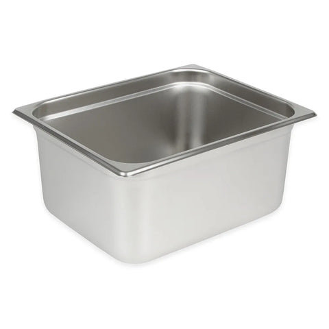 Winco SPJL-206 Half Size Steam Pan, Stainless - SPJL-206