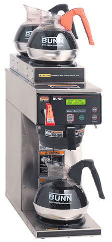 BUNN Canada 38700.6008 AXIOM-DV-3T 1L/2U ST/PF - Brewer with 1 Lower & 2 Upper Warmers