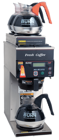 BUNN Canada 38700.6023 AXIOMP-DV-3T 1L/2U ST/PF - Brewer with Pourover 2 Upper