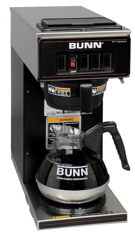 BUNN Canada 13300.6000 VP17-1 120V P/O BT/PF - Low Profile Pourover Coffee Brewer with 1 Warmer