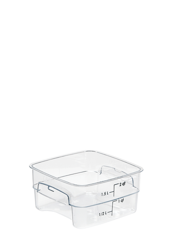 Cambro 2SFSPROCW135 - CamSquare® FreshPro Food Container