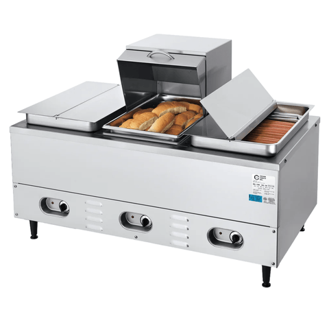 Crown Verity Hot Dog Steamer and Bun Steamer