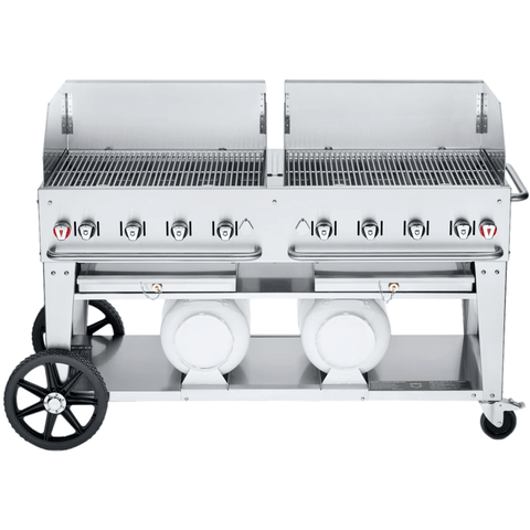 Crown Verity Canada CV-MCC-60WGP - Club Series Mobile Cart Grill with Tank Cart