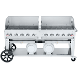 Crown Verity Canada CV-MCC-72WGP - Club Series Mobile Cart Grill with Tank Cart