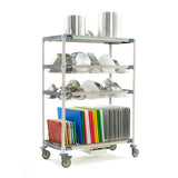 Metro PR48VX3-XDR - MetroMax® i Mobile Drying Rack Unit with Drip Tray