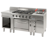 Desco USA CPG-1 PLUS - Multi-Purpose Italian Pasta Cooker; PLUS model; (1) 12-gallon tank with (2) burners; piezoelectric pilot igniter with manual backup; heavily insulated stamped tanks in 316L stainless steel with rounded corners; 304 stainless steel f