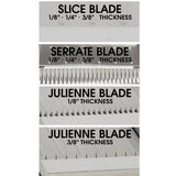 Winco MDL-18 - Mandoline Slicer Set