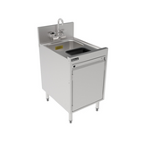 Perlick Corporation TSF18DS-TR - TSF Series Underbar Storage Cabinet Sink Unit with Waste Chute