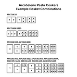 Arcobaleno Pasta Equipment APCB6 - Pasta Cooker Basket