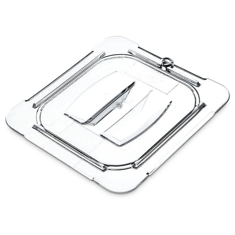 Carlisle Universal 1/3 Size Food Pan Solid Lid - Clear (10270U07)