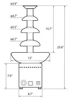 Omcan Chocolate Fountain