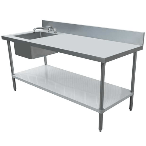 Omcan Canada 43243 - (43243) Work Table With Prep Sink
