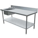 Omcan Canada 43241 - (43241) Work Table With Prep Sink