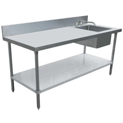 Omcan Canada 43244 - (43244) Work Table With Prep Sink