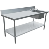 Omcan Canada 43242 - (43242) Work Table With Prep Sink