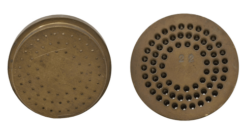 Omcan Canada 13335 - (13335) Spaghetti Quadri Pasta Die Brass - 2.5 x 2.5 mm