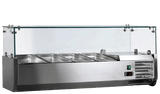 Omcan Canada 46679 - (RS-CN-0004-P) Refrigerated Topping Rail