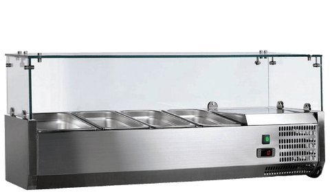 Omcan Canada 46679 - (RS-CN-0004-P) Refrigerated Topping Rail