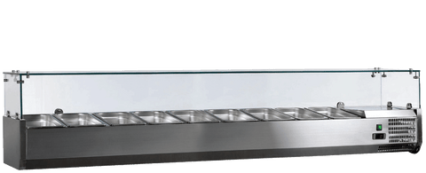 Omcan Canada 46680 - (RS-CN-0009-P) Refrigerated Topping Rail