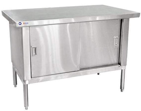 Omcan Work Table with Cabinet