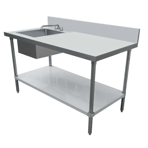 Omcan Canada 44301 - (44301) Work Table With Prep Sink