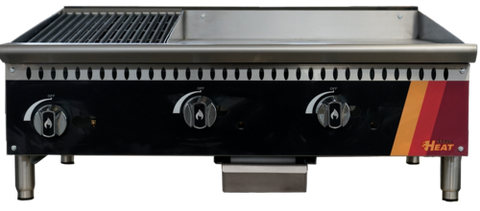 EFI Sales Ltd. Canada HCT36-12CH-24GM-N - Combination Cooktop