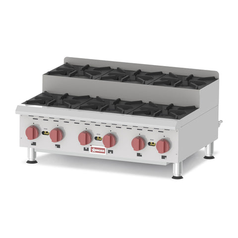 Omcan Canada 44200 - (CE-CN-0636-S) Hotplate, natural gas, counter top, 36" W, (3