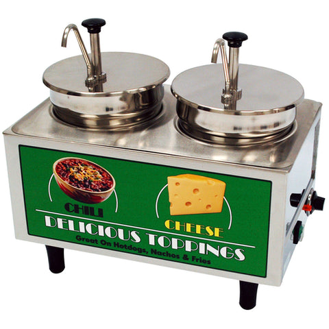 Winco 51074A - Benchmark Chili & Cheese Warmer