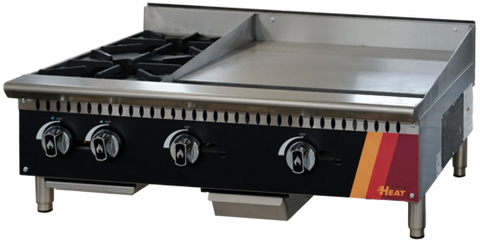EFI Sales Ltd. Canada HCT36-12HP-24GM-P - Combination Cooktop