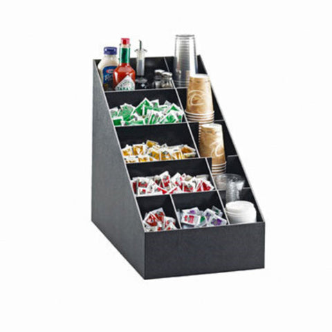 Cal-Mil 2047 - Classic Cup/Lid Organizer, 14"W x 22-1/2"D x 20-1/4"H, 5-lev