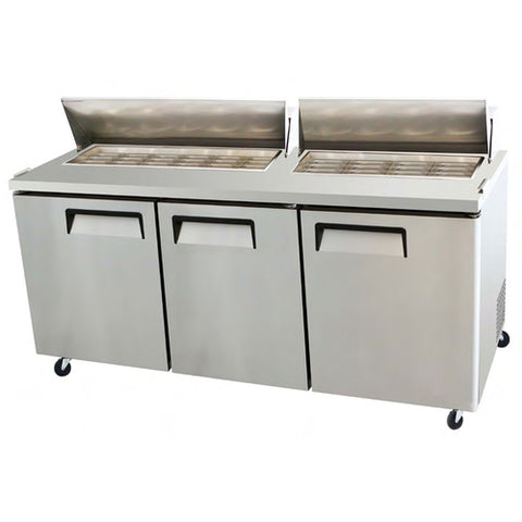 EFI Sales Ltd. Canada CMDR3-72VC - Versa-Chill Series Refrigerated Mega Top Prep Table