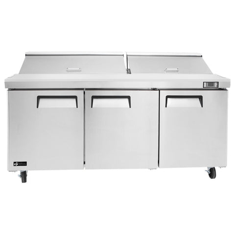 EFI Sales Ltd. Canada CSDR3-72VC - Versa-Chill Series Refrigerated Salad/Sandwich Prep Table