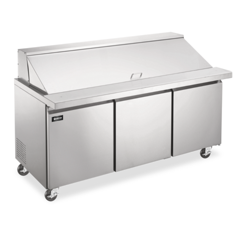 Omcan Canada 50130 - (PT-CN-1787-M-HC) Mega Top Salad / Sandwich Prep Table