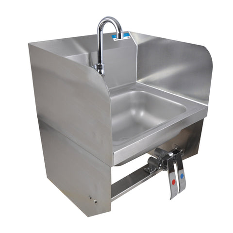 BK Resources BKHS-W-1410-1SSBKKPG - Hand Sink with Knee Valve