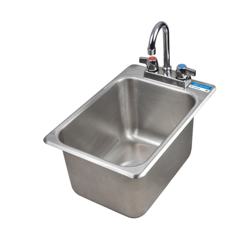 BK Resources BK-DIS-1014-10-P-G - Drop-In Sink