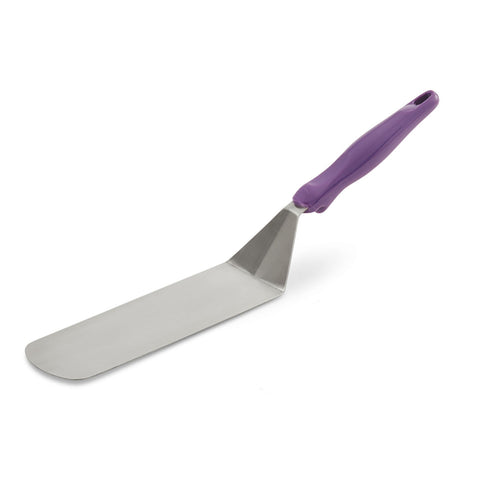 Vollrath 4808880 - Heavy-Duty stainless Steel Turner with Ergo Grip® purple handle