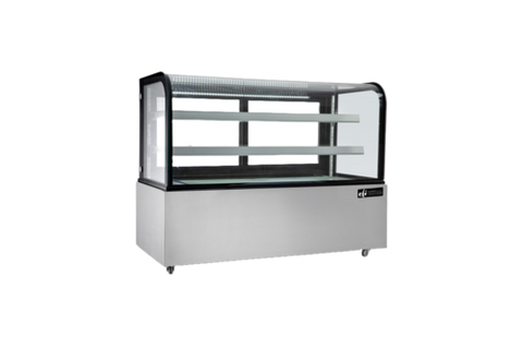 EFI Sales Ltd. Canada CGCM-7348 - Versa Display Refrigerated Curved Glass Display Case