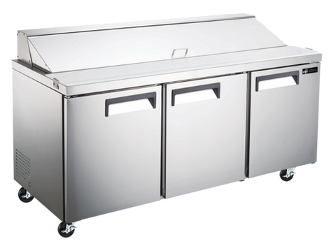 EFI Sales Ltd. Canada CSDR3-72VCX - X-Line Refrigerated Salad/Sandwich Prep Table