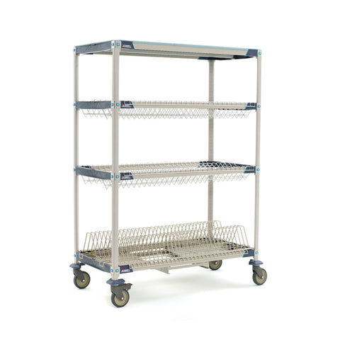 Metro PR48VX3-XDR - MetroMax® i Mobile Drying Rack Unit with Drip Tray