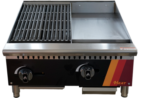 EFI Sales Ltd. Canada HCT24-12CH-12GM-P - Combination Cooktop