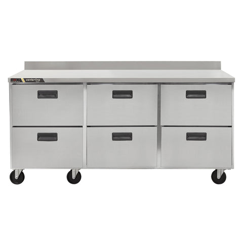 Traulsen Canada CLUC-72R-DW-WT - Dealer's Choice CLUC Series Compact Undercounter Refrigerator with Work Top