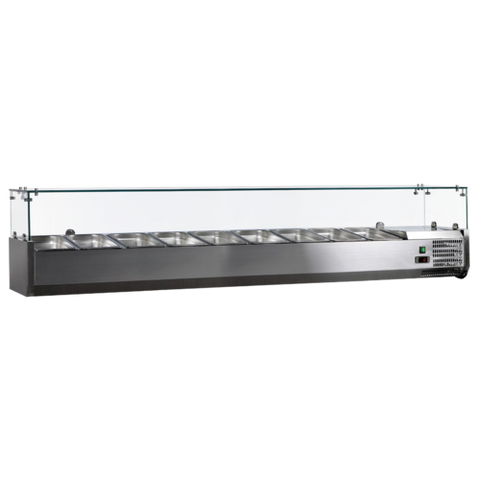 Omcan Canada 46680 - (RS-CN-0009-P) Refrigerated Topping Rail