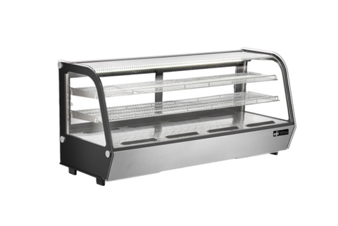 EFI Sales Ltd. Canada CGCM-CT-6027 - Versa Display Refrigerated Curved Glass Countertop Display Case