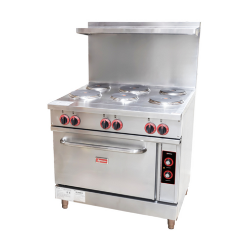 Omcan Canada 49103 - (CE-CN-0036-ET) Commercial Range, electric, 36"W, (6) hotpla