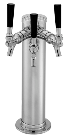 Perlick Corporation 69526-3DA-R - Draft Arm Style Beer Dispensing Kit - (3) Faucets