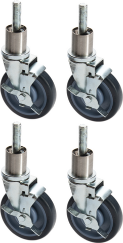 Vulcan Canada CASTERS-BP - Set of 4 adjustable casters - 2 locking