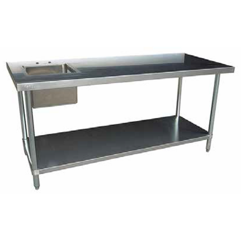 EFI Sales Ltd. Canada TTUBR2484 - Work Table With Prep Sink