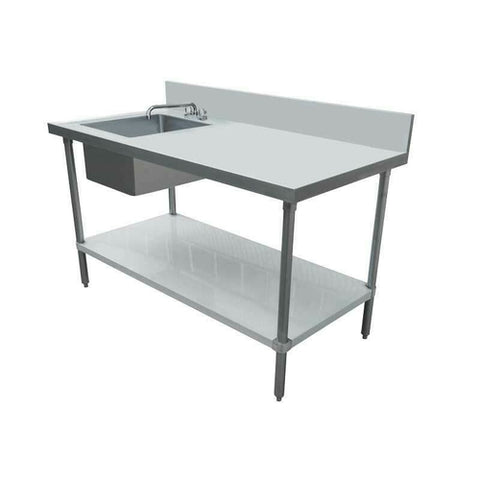 Omcan Canada 43239 - (43239) Work Table With Prep Sink
