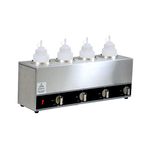 Omcan Canada 44180 - (FW-CN-1604) Quadruple Bottle Sauce Warmer