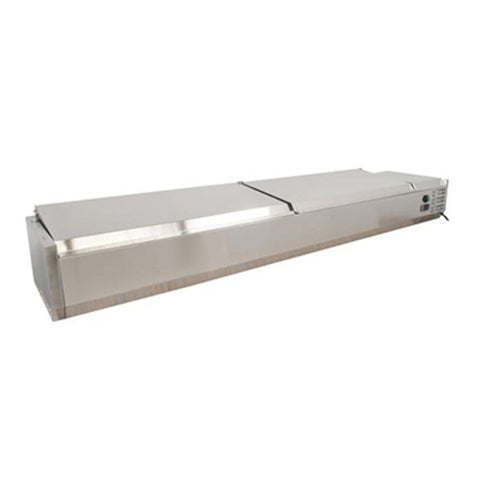 Omcan Canada 46657 - (RS-CN-0006-PSS) Refrigerated Topping Rail